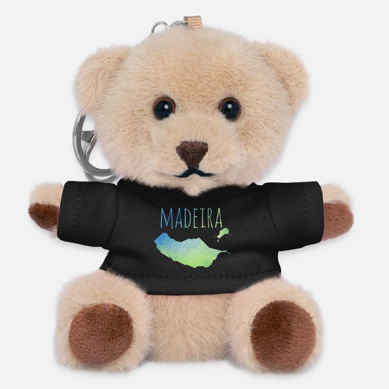Madeira - Teddy Schlüsselanhänger - Schwarz
