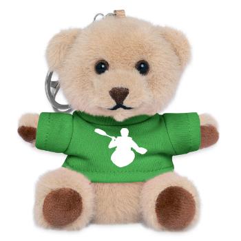 Kajak - Teddy Schlüsselanhänger - Grün - Vorne