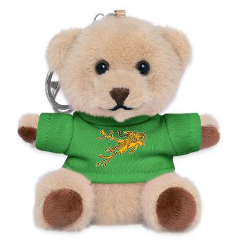 Griffin of Rostock - Teddy Keyring - green - Front