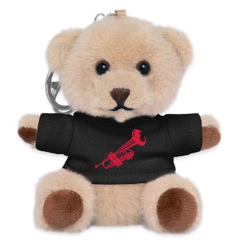 trumpet - Teddy Keyring - black - Front