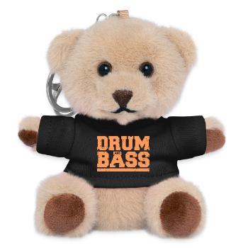 drum and bass drums and bass - Teddy Keyring - black - Front