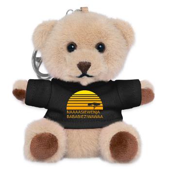 Naaasiewenja-Bababieziwawaa - Teddy Schlüsselanhänger - Schwarz - Vorne