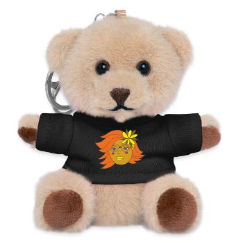 girl in summer - Teddy Schlüsselanhänger - Schwarz - Vorne