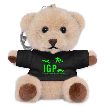 IGP Hundesport - Gruen - Teddy Schlüsselanhänger - Schwarz - Vorne