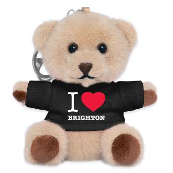 I LOVE BRIGHTON - Teddy Schlüsselanhänger - Schwarz - Vorne