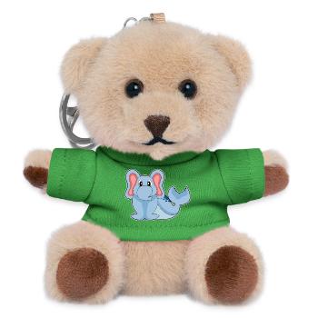 Elefant Seehund - Teddy Schlüsselanhänger - Grün - Vorne