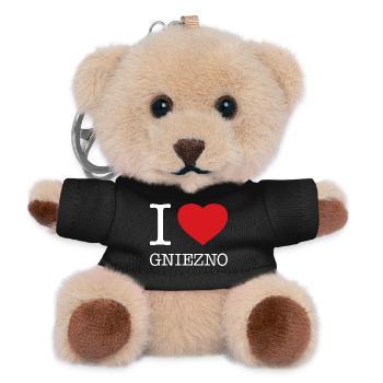 I LOVE GNIEZNO - Teddy Schlüsselanhänger - Schwarz - Vorne