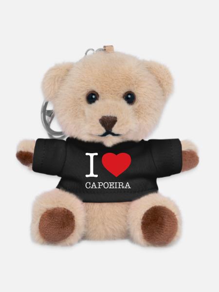 I LOVE CAPOEIRA - Teddy Schlüsselanhänger - Schwarz