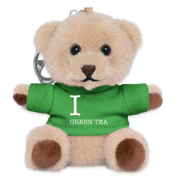 J’ADORE LE THÉ VERT - Porte-clés ourson - vert - Devant