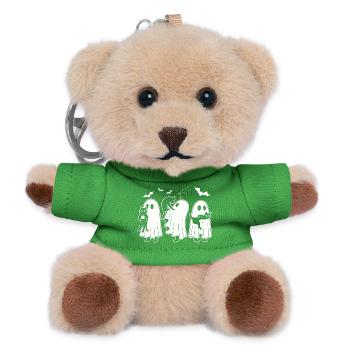 Halloween Cat Lovers - Teddy Keyring - green - Front