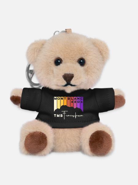 TMB Tour de Mont Blanc Montblanc Finisher - Teddy Keyring - black