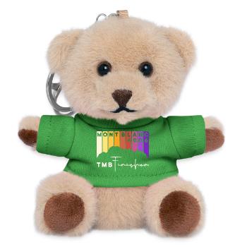 TMB Tour de Mont Blanc Montblanc Finisher - Teddy Keyring - green - Front