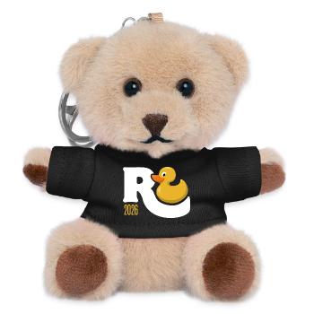 Gummy Duck Pension 2026 - Retirement - Pension - Teddy Keyring - black - Front