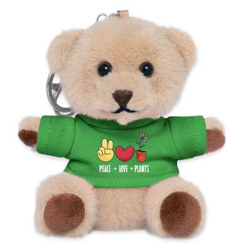 Garten- Und Pflanzenliebhaber Geschenke - Teddy Schlüsselanhänger - Grün - Vorne