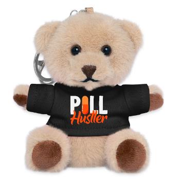 Apotheker Pharmazeutisch-technischer - Teddy Schlüsselanhänger - Schwarz - Vorne