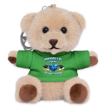 Journeyman 2026 Journeyman's exam passed Gift - Teddy Keyring - green - Front