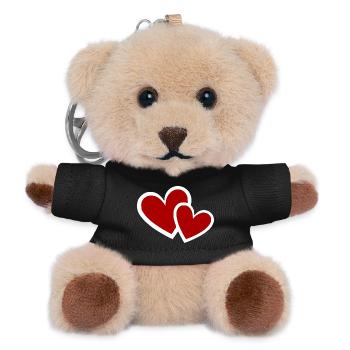 Mother's Day Gift Mother's Day Gift Idea - Teddy Keyring - black - Front