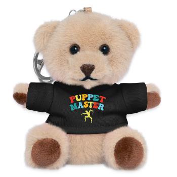 Puppenmeister-Schaukelkunst - Teddy Schlüsselanhänger - Schwarz - Vorne