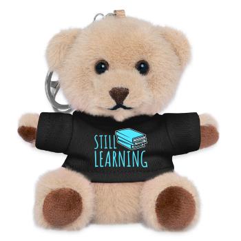 Still Learning Wachstum Schüler Motivation Spruch  - Teddy Schlüsselanhänger - Schwarz - Vorne