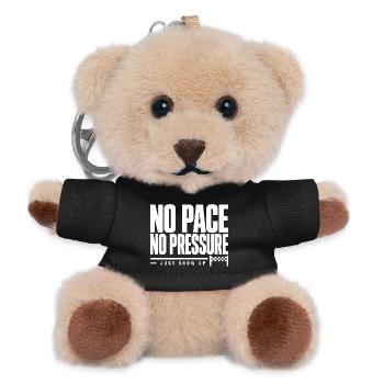 Pas de rythme, pas de pression - Porte-clés ourson - noir - Devant