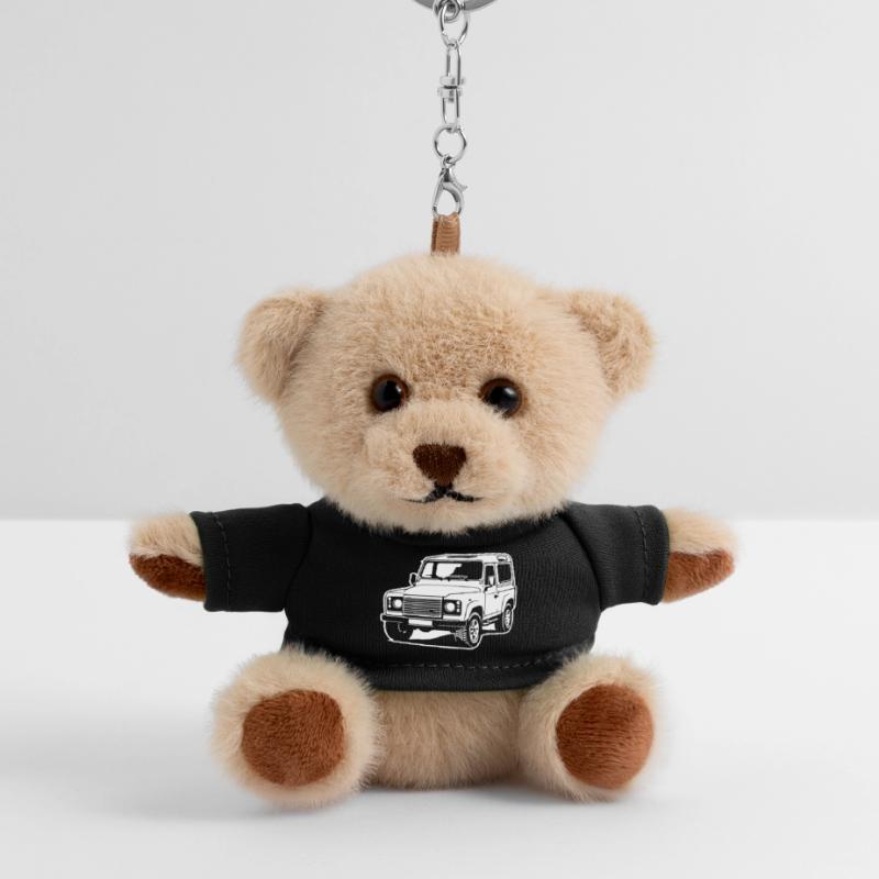 Defender (Difference Image) Teddy Keyring