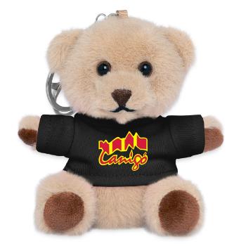 canigo catala - Porte-clés ourson - noir - Devant