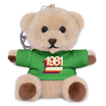 Born in 1981 - Teddy Keyring - green - Front