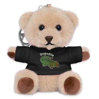 Dogodile Hundekrokodil Design - Teddy Schlüsselanhänger - Schwarz - Vorne