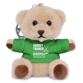 Hockey Trainer Definition - Teddy Schlüsselanhänger - Grün - Vorne