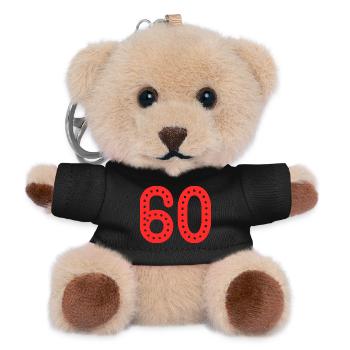ANNIVERSARY. HAPPY BIRTHDAY. HAPPY BIRTHDAY - Teddy Keyring - black - Front