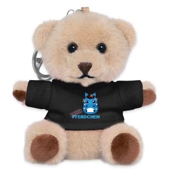 ! Brrr Pferdchen - Winter Pony - Teddy Schlüsselanhänger - Schwarz - Vorne