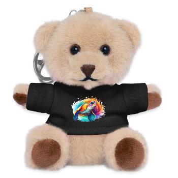Sea Turtle Design - Teddy Keyring - black - Front