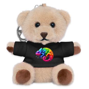 Chameleon - Teddy Keyring - black - Front