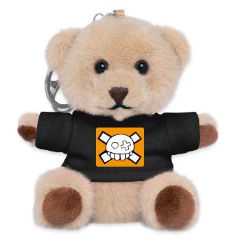 Roger - Teddy Schlüsselanhänger - Schwarz - Vorne
