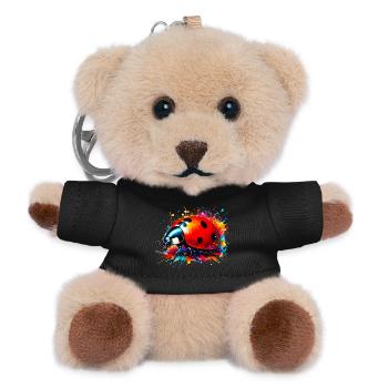 Marienkäfer - Teddy Schlüsselanhänger - Schwarz - Vorne