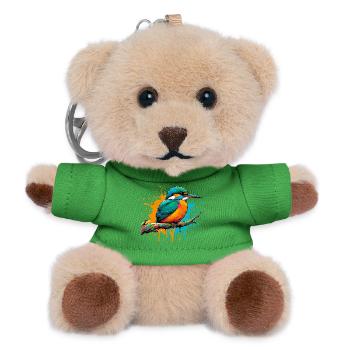 Eisvogel - Teddy Schlüsselanhänger - Grün - Vorne