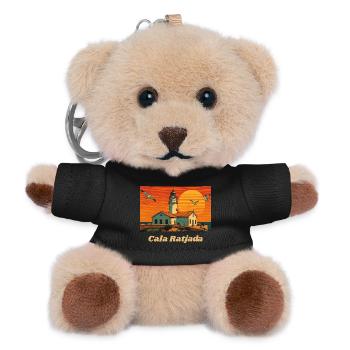 Cala Ratjada - Mallorca - Teddy Schlüsselanhänger - Schwarz - Vorne