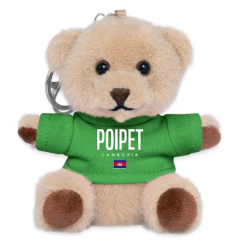 Poipet Kambodscha Khmer - Teddy Schlüsselanhänger - Grün - Vorne