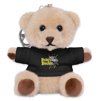 Heiligs Bleche Auto Heiligenschein - Teddy Keyring - black - Front