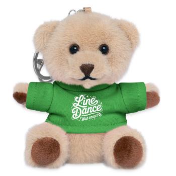 Danse en ligne Quoi d’autre ? - Porte-clés ourson - vert - Devant