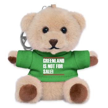 Greenland Is Not For Sale - Teddy Schlüsselanhänger - Grün - Vorne