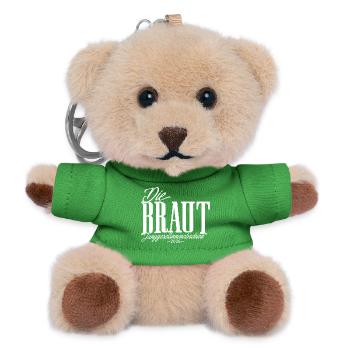 Bride - Bachelorette Party 2026 Bachelorette Party Women - Teddy Keyring - green - Front