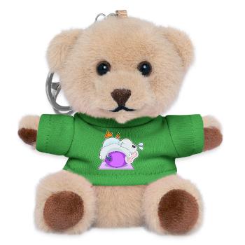 Elephant Yoga Fitness Gymnastics - Teddy Keyring - green - Front