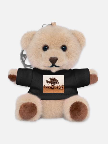 Goats under a tree in the savannah - Teddy Keyring - black