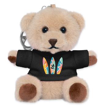 HOZGOR Retro Boards - Teddy Keyring - black - Front