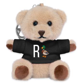 Retirement Retirement Funny - Teddy Keyring - black - Front