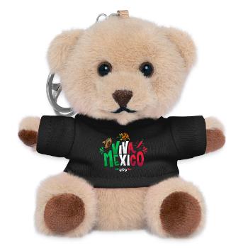 Viva Mexico - Teddy Schlüsselanhänger - Schwarz - Vorne