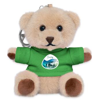 Surfing - Bus - Teddy Schlüsselanhänger - Grün - Vorne