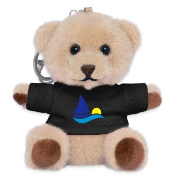 segelboot - Teddy Schlüsselanhänger - Schwarz - Vorne