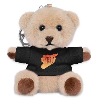 Syria - Teddy Schlüsselanhänger - Schwarz - Vorne